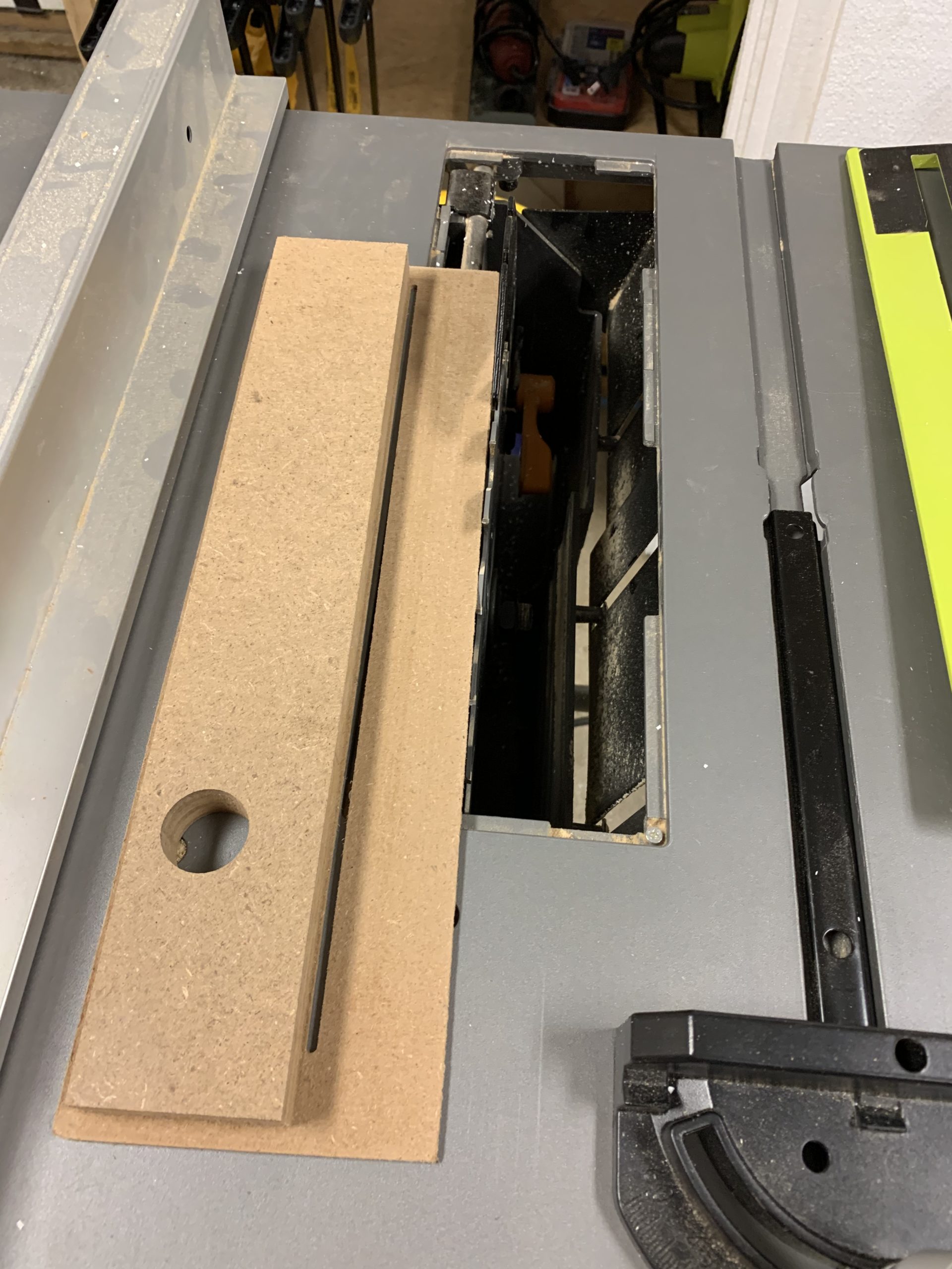 RYOBI Zero Clearance insert for RTS12 Portable Table Saw 10 in. MDF